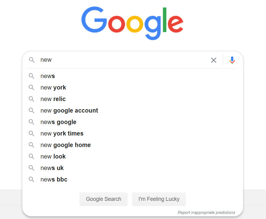 Google Autocomplete