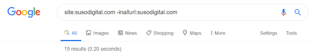 Google site: and inallurl: operators