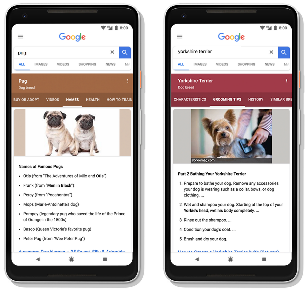 Topically ordered KG from Google article