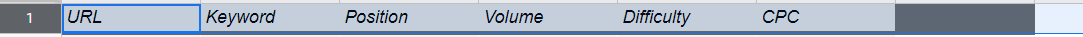 FKR - CPT - step 7 - Select column names
